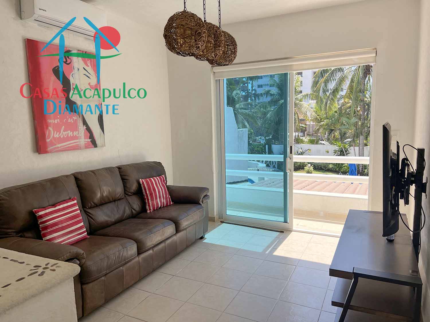 Villas Playa Diamante 155 - Sala de televisión 1